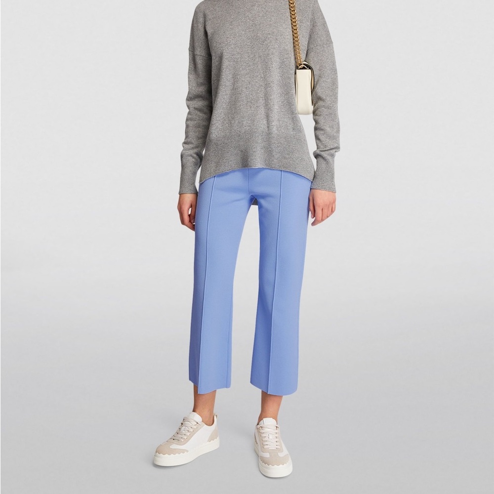 ISO theory crepe knit cropped kick flare pants in size MEDIUM. All colors.